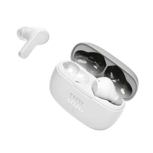 JBL Vibe 200TWS - White - True Wireless Earbuds - Detailshot 2